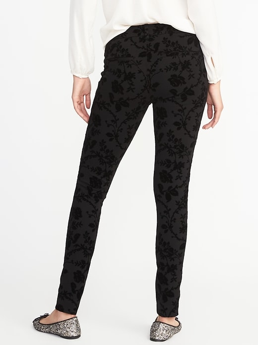 View large product image 2 of 2. Mid-Rise Pixie Full-Length Pants for Women