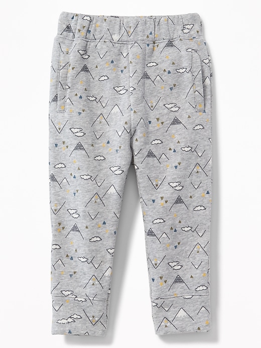 View large product image 1 of 2. Mountain-Print Fleece Pants for Toddler Boys