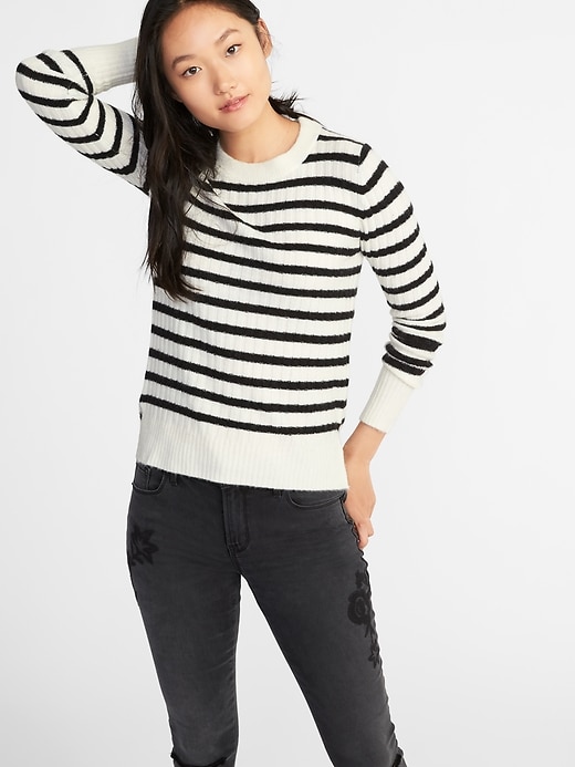 View large product image 1 of 1. Plush Rib-Knit Top for Women