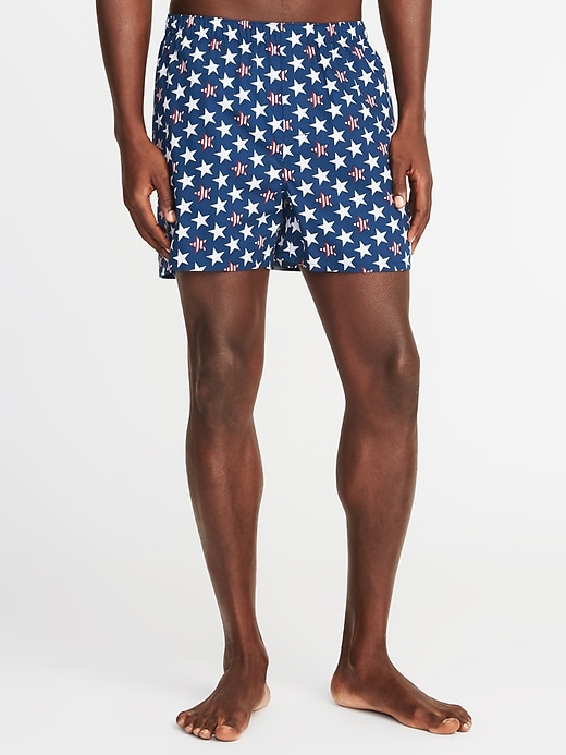 View large product image 1 of 2. Novelty-Print Boxers for Men