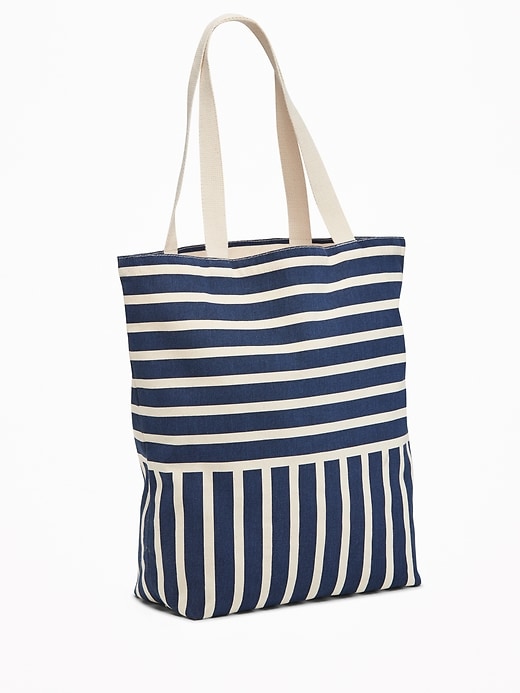 View large product image 1 of 1. Printed Canvas Tote for Women