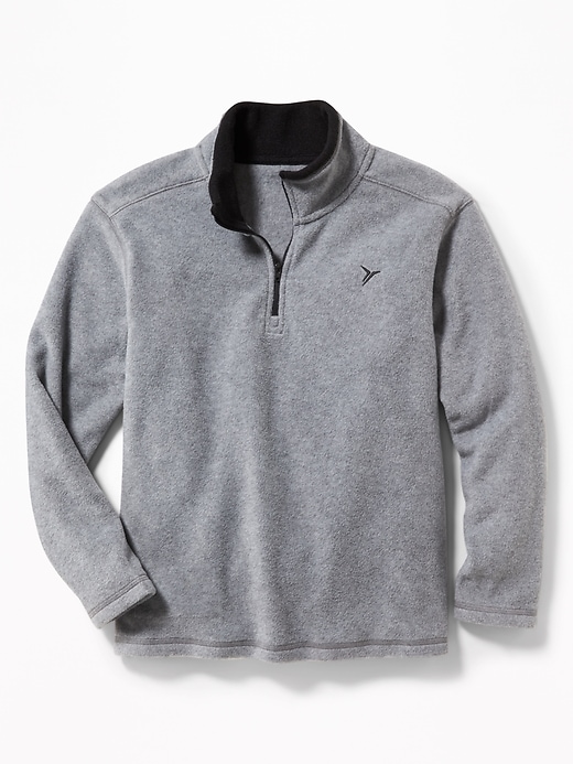 View large product image 1 of 1. Go-Warm 1/4-Zip Micro Fleece Pullover For Boys