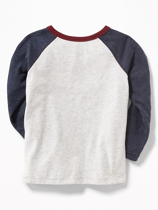 View large product image 2 of 2. Wilderness-Graphic Raglan Tee for Toddler Boys