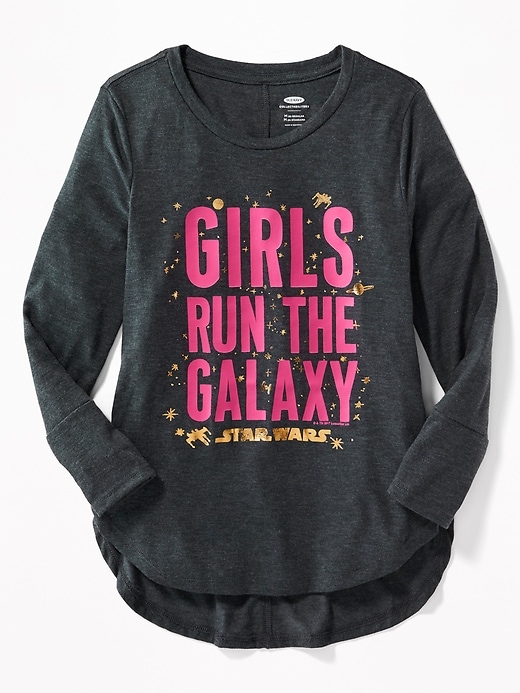 View large product image 1 of 2. Star Wars&#153 "Girls Run the Galaxy" Tee for Girls