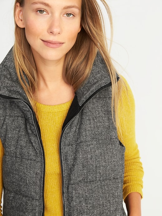 Image number 4 showing, Frost-Free Herringbone Vest for Women
