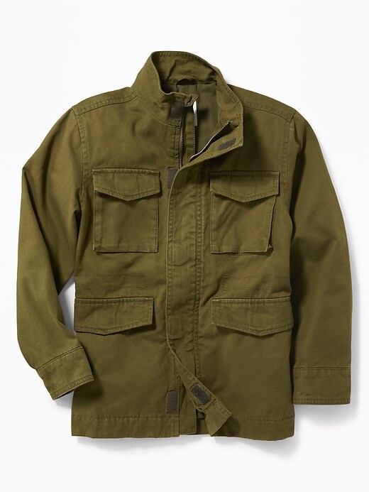View large product image 1 of 3. Twill Field Jacket For Boys