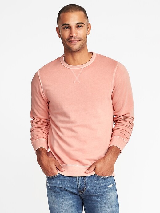 Image number 1 showing, Garment-Dyed Fleece Sweatshirt