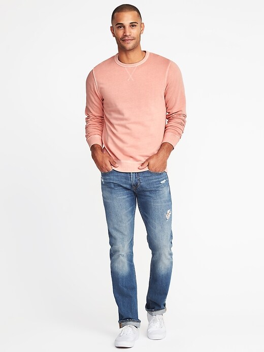 Image number 3 showing, Garment-Dyed Fleece Sweatshirt