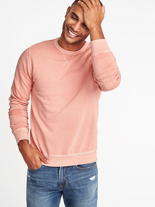 Image number 4 showing, Garment-Dyed Fleece Sweatshirt