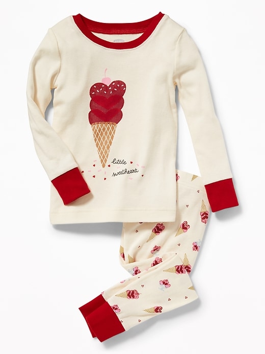 View large product image 1 of 1. "Little Sweetheart" Ice Cream Sleep Set for Toddler & Baby