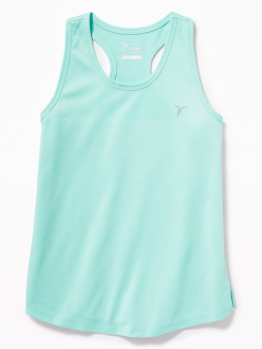 View large product image 1 of 1. Go-Dry Cool Racerback Tank for Girls