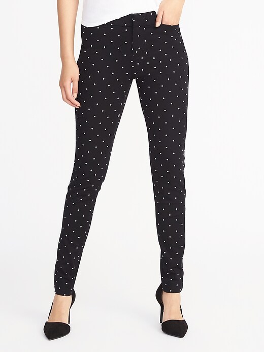 View large product image 1 of 1. Mid-Rise Pixie Skinny Pants for Women