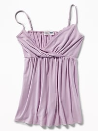 View large product image 4 of 5. Maternity Lace-Trim Lounge Nursing Cami