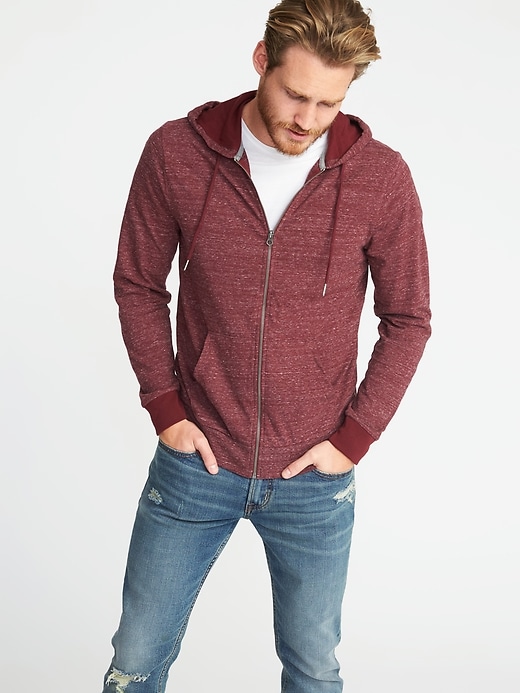View large product image 1 of 1. Soft-Washed Lightweight Zip Hoodie