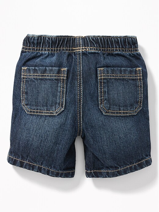 View large product image 2 of 2. Pull-On Denim Shorts for Baby