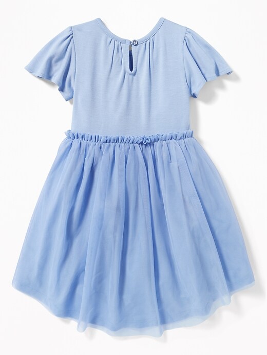 View large product image 2 of 3. Flutter-Sleeve Tutu Dress for Toddler Girls