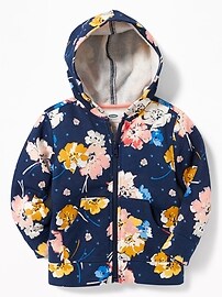 View large product image 4 of 4. Graphic Zip-Front Hoodie for Toddler Girls