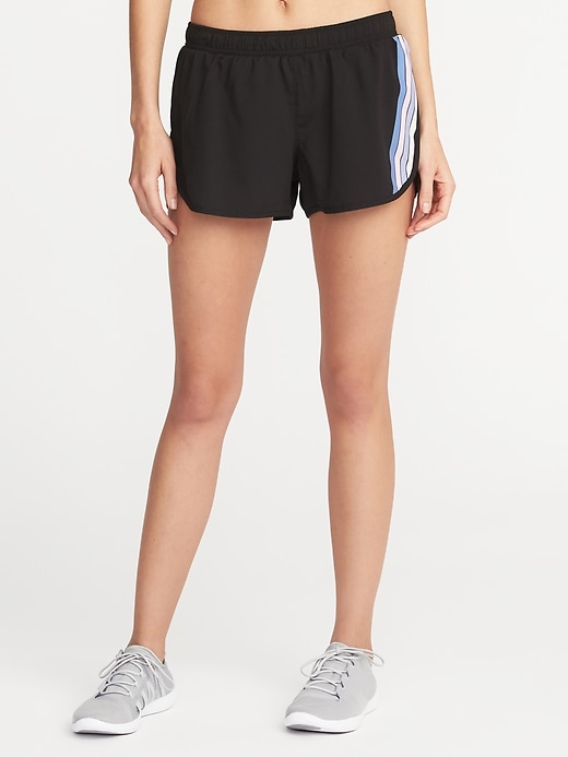 View large product image 1 of 1. Semi-Fitted Run Shorts for Women - 3-inch inseam