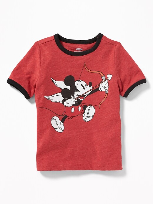 View large product image 1 of 2. Disney&#169 Mickey Mouse Valentine-Graphic Tee for Toddler Boys