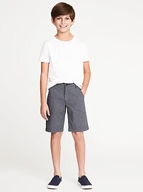 View large product image 3 of 3. Straight Built-In Flex Madras Shorts For Boys