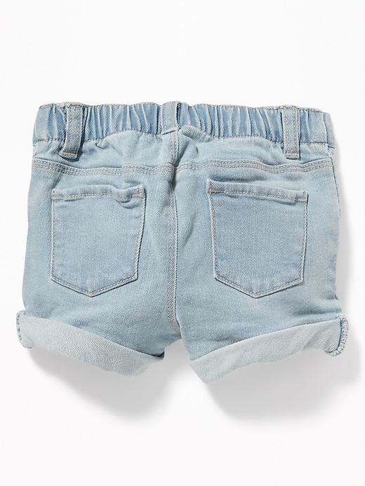 View large product image 2 of 2. Distressed Denim Shorts for Toddler Girls