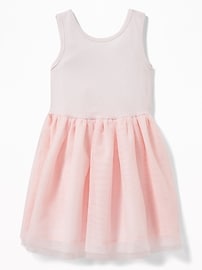 View large product image 3 of 3. Tutu Tank Dress for Toddler Girls