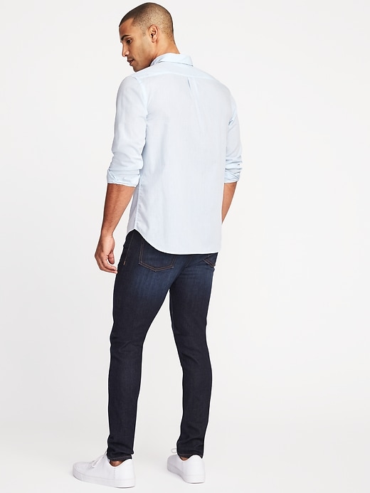 Image number 2 showing, Slim-Fit Poplin Shirt For Men