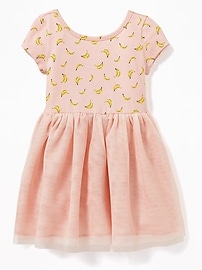 View large product image 3 of 3. Fruit-Print Tutu Dress for Toddler Girls