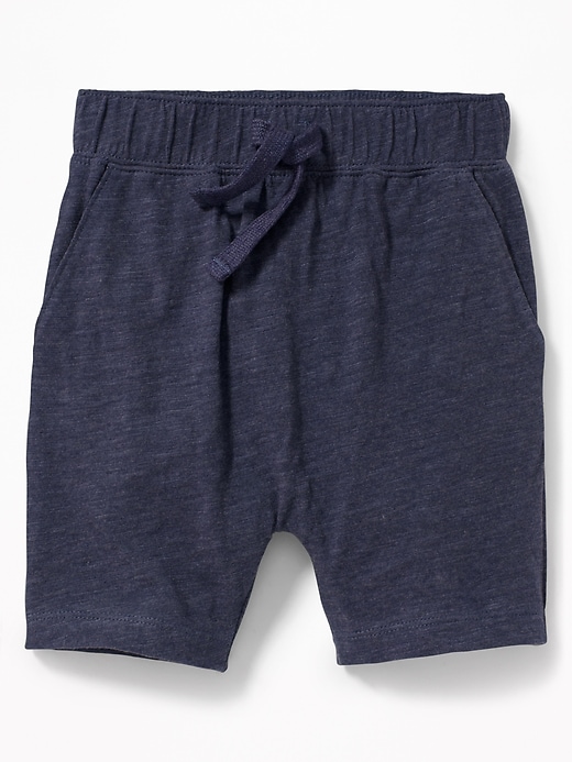 View large product image 1 of 1. Slub-Knit Pull-On Shorts for Toddler Boys