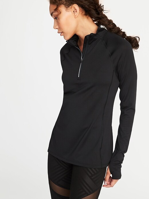 View large product image 1 of 2. 1/4-Zip Performance Pullover for Women