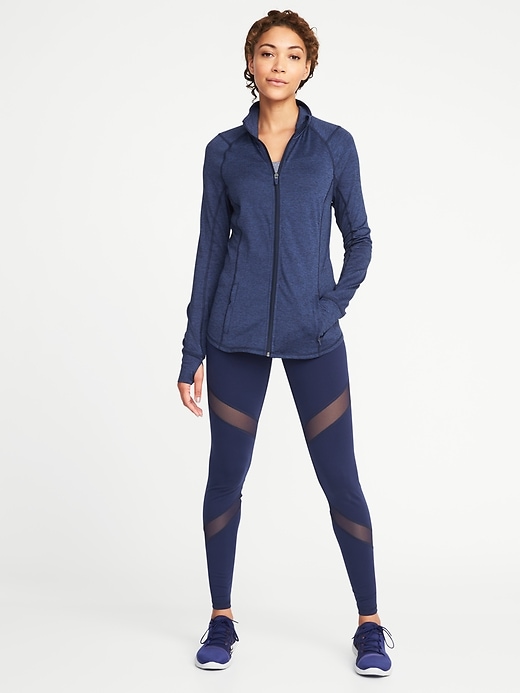 Image number 3 showing, Full-Zip Compression Jacket for Women