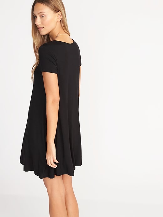 Image number 2 showing, Jersey-Knit Swing Dress for Women