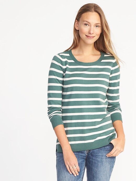View large product image 1 of 1. Classic Striped Sweater for Women