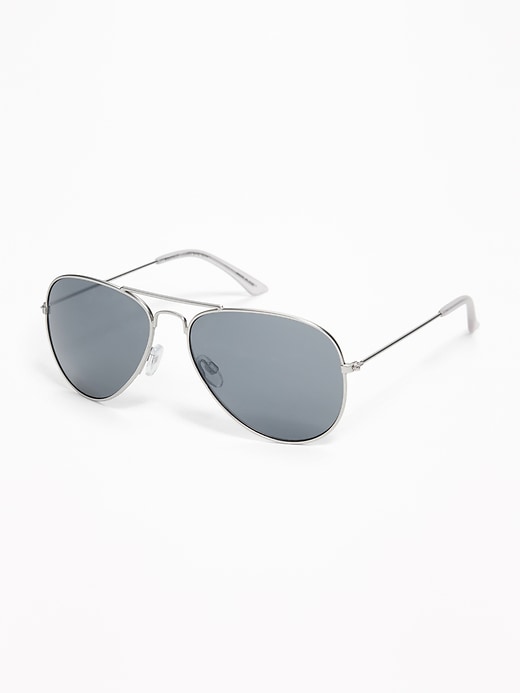 View large product image 1 of 1. Wire-Frame Aviator Sunglasses For Boys