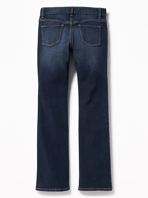 View large product image 2 of 3. Dark-Wash Boot-Cut Jeans for Girls