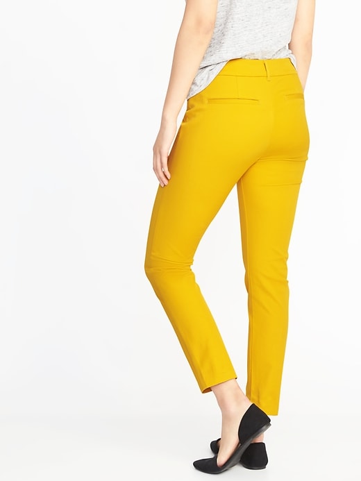 View large product image 2 of 2. Mid-Rise Pixie Ankle Pants for Women