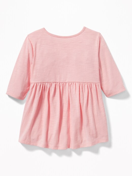 View large product image 2 of 2. Graphic Slub-Knit Tunic for Toddler Girls