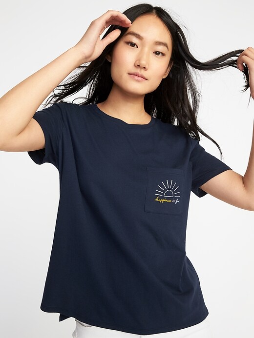 Image number 4 showing, Boyfriend Graphic Tee for Women