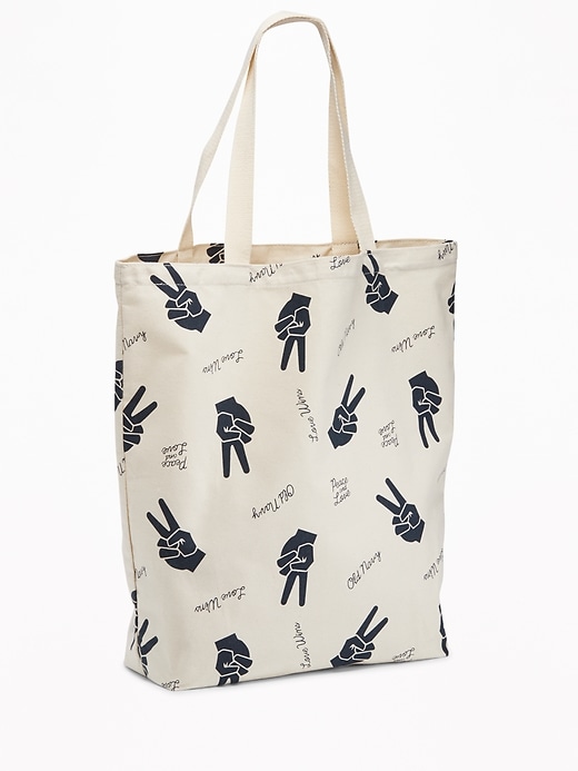 View large product image 1 of 1. Peace Graphic Tote for Women