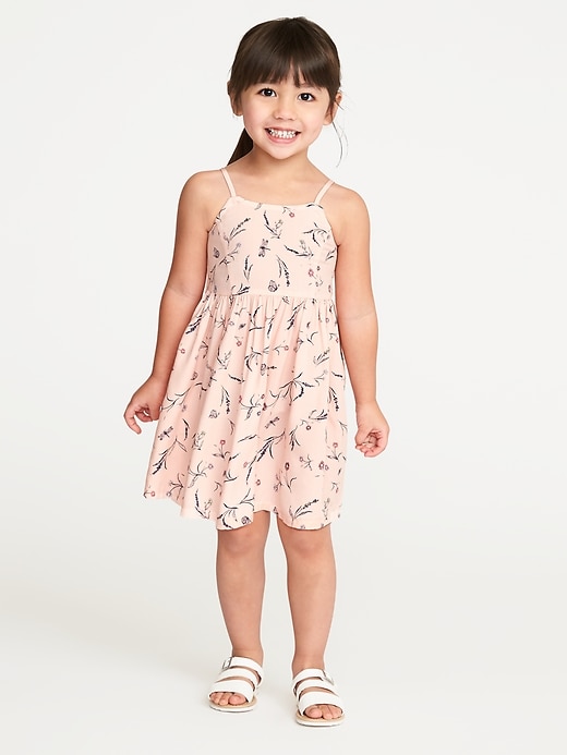 View large product image 1 of 3. Floral Fit & Flare Cami Dress for Toddler Girls