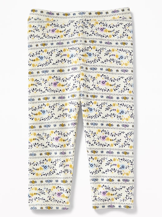 View large product image 1 of 2. Jersey Capri Leggings for Toddler Girls