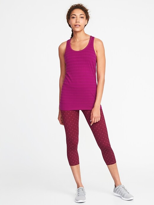Image number 3 showing, Seamless Racerback Performance Tank for Women