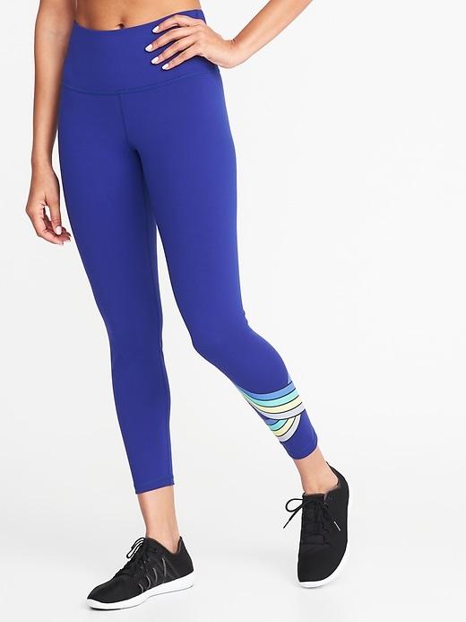 View large product image 1 of 1. High-Rise 7/8-Length Compression Leggings for Women