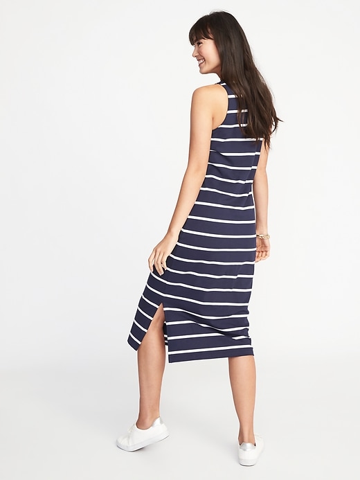 Image number 2 showing, Sleeveless Jersey Midi Dress for Women