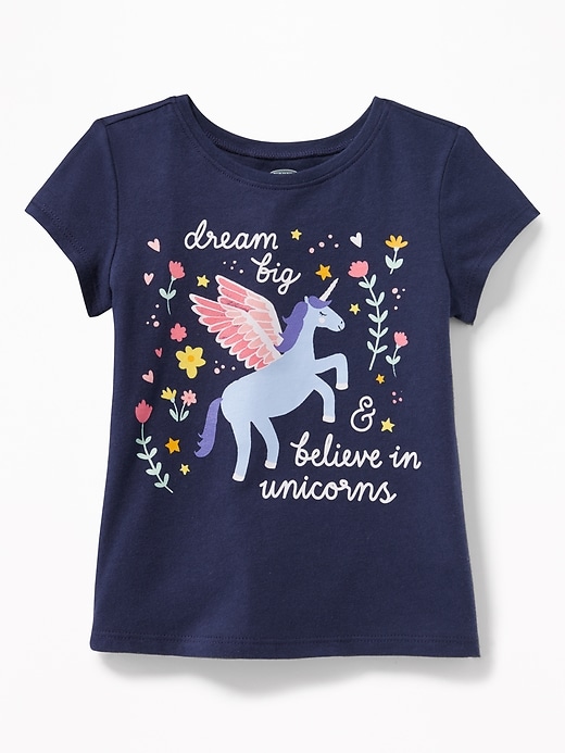 View large product image 1 of 1. Graphic Tee for Toddler Girls