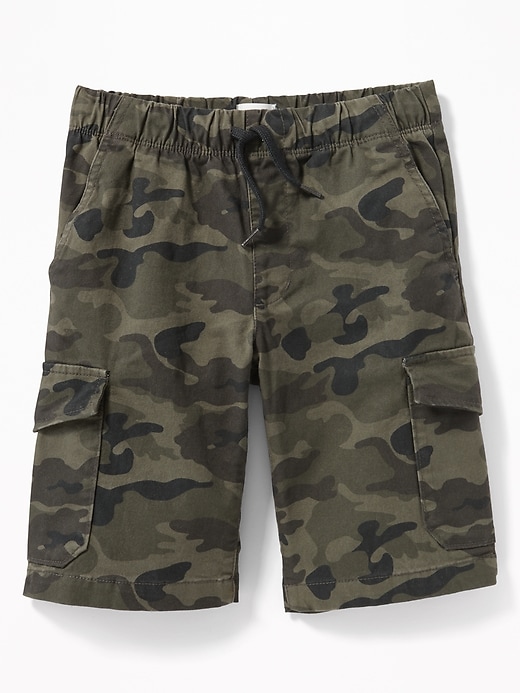 View large product image 1 of 1. Built-In Flex Jogger Cargo Shorts For Boys