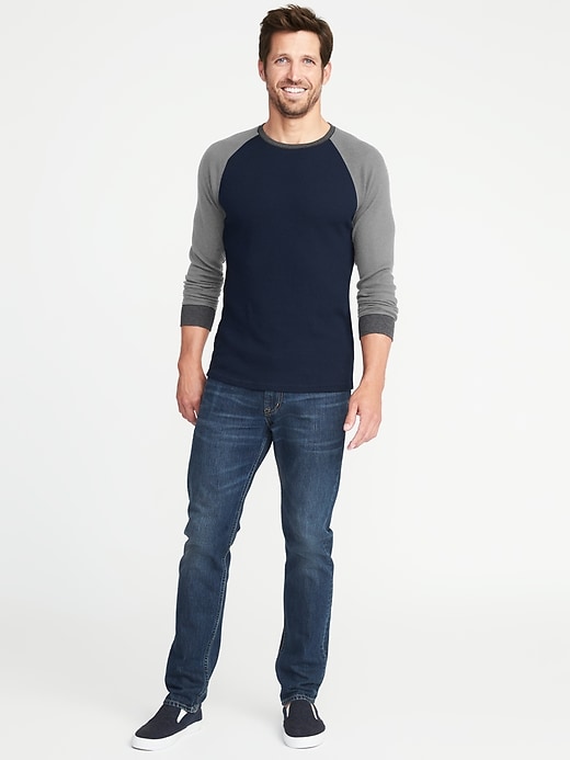 Image number 3 showing, Soft-Washed Built-In Flex Thermal Tee