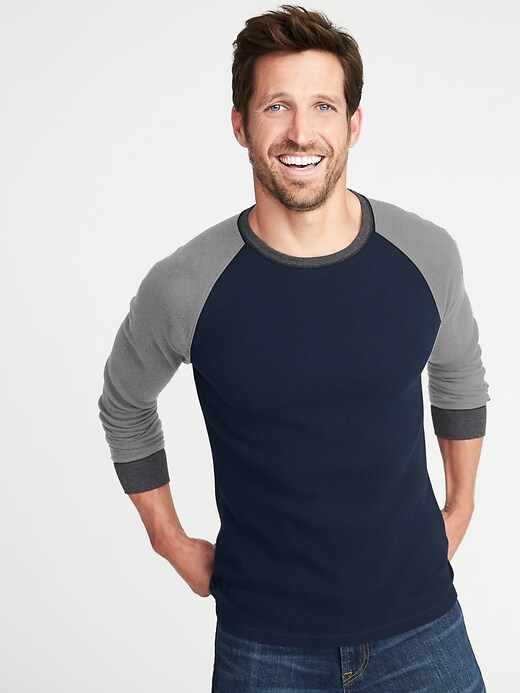 Image number 4 showing, Soft-Washed Built-In Flex Thermal Tee