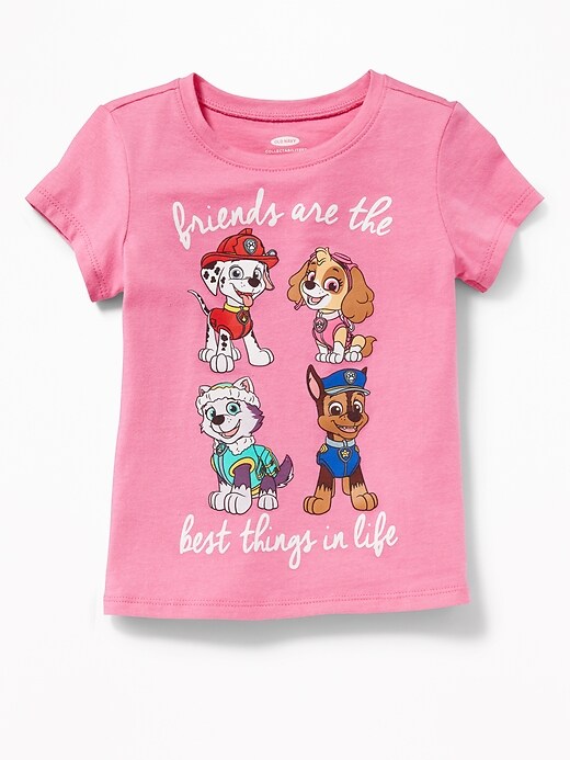View large product image 1 of 2. Paw Patrol&#153 "Friends Are the Best Things in Life" Tee for Toddler Girls