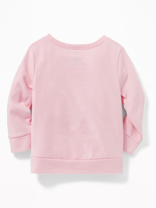 View large product image 2 of 4. "Paradise" Graphic French Terry Sweatshirt for Toddler Girls
